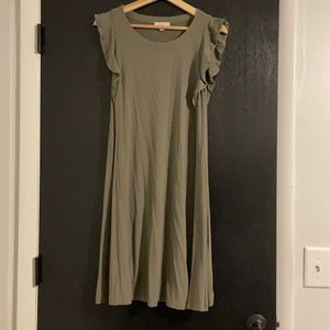 Green loft outlet dress medium